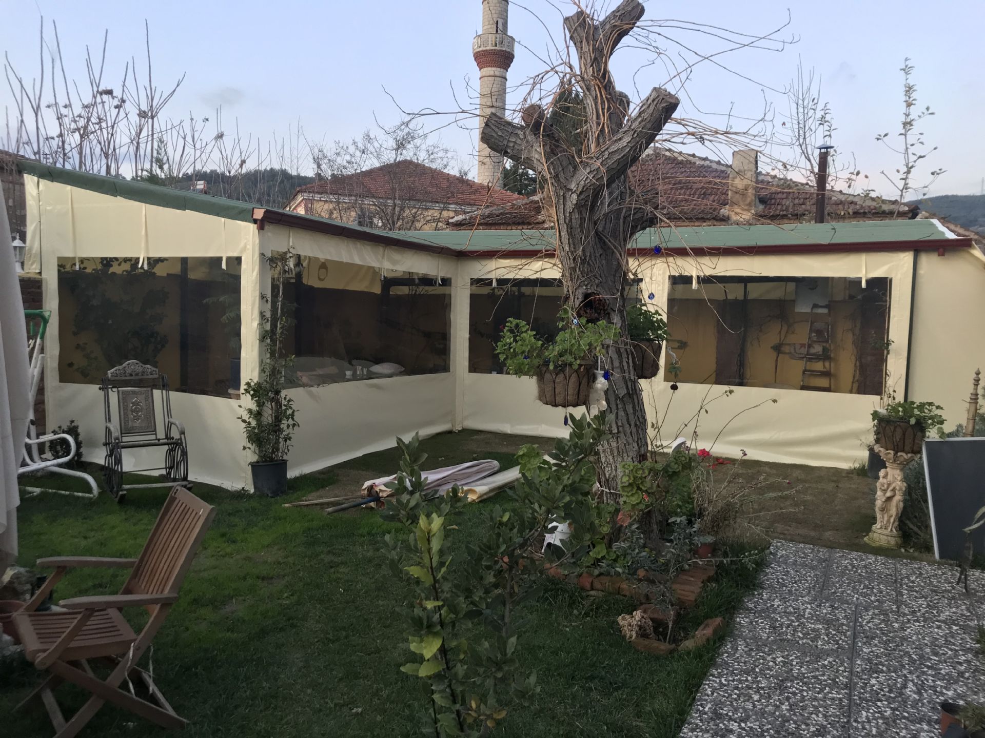 Şeffaf Kapama Kış Bahçesi