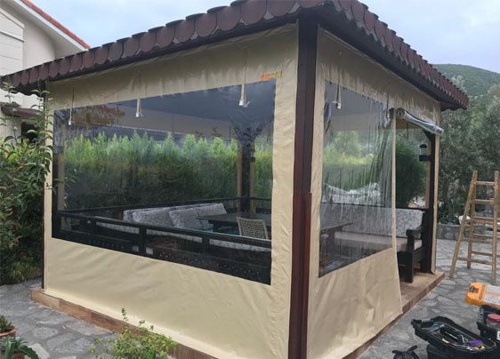 Şeffaf Kapama Kış Bahçesi